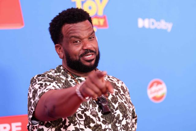 US actor Craig Robinson attends Disney and Pixar's "Toy Story 5" premiere at the Dolby Theatre in Los Angeles on June 9, 2026. (Photo by VALERIE MACON / AFP)
