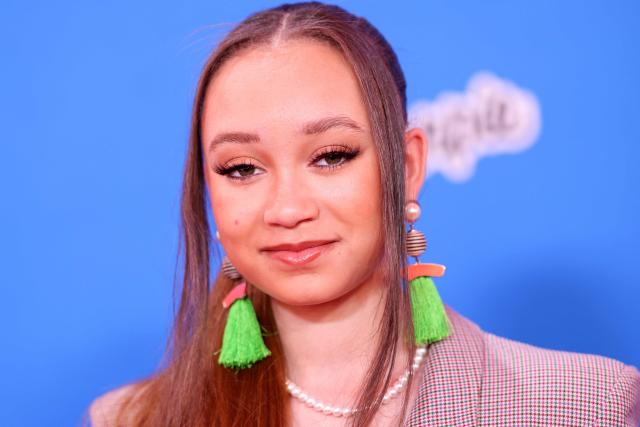 US actress Mykal-Michelle Harris attends Disney and Pixar's "Toy Story 5" premiere at the Dolby Theatre in Los Angeles on June 9, 2026. (Photo by VALERIE MACON / AFP)