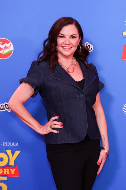 US actress Anna Vocino attends Disney and Pixar's "Toy Story 5" premiere at the Dolby Theatre in Los Angeles on June 9, 2026. (Photo by VALERIE MACON / AFP)
