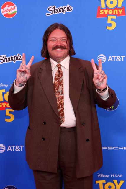 Canadian chef and actor Matty Matheson attends Disney and Pixar's "Toy Story 5" premiere at the Dolby Theatre in Los Angeles on June 9, 2026. (Photo by VALERIE MACON / AFP)