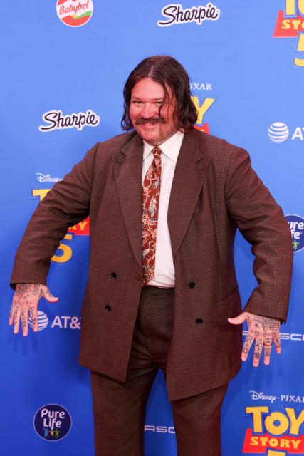 Canadian chef and actor Matty Matheson attends Disney and Pixar's "Toy Story 5" premiere at the Dolby Theatre in Los Angeles on June 9, 2026. (Photo by VALERIE MACON / AFP)