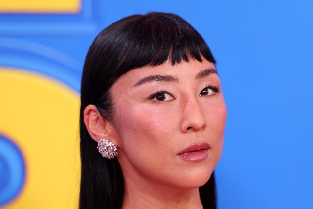 US actress Greta Lee attends Disney and Pixar's "Toy Story 5" premiere at the Dolby Theatre in Los Angeles on June 9, 2026. (Photo by VALERIE MACON / AFP)