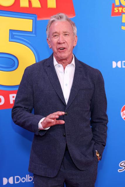US actor Tim Allen attends Disney and Pixar's "Toy Story 5" premiere at the Dolby Theatre in Los Angeles on June 9, 2026. (Photo by VALERIE MACON / AFP)