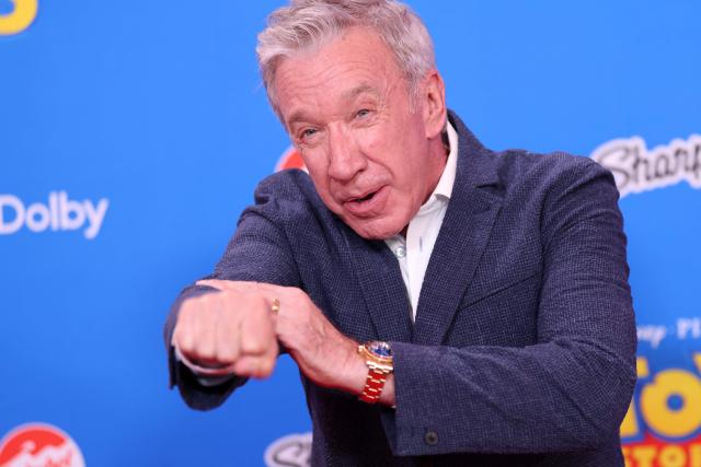 US actor Tim Allen attends Disney and Pixar's "Toy Story 5" premiere at the Dolby Theatre in Los Angeles on June 9, 2026. (Photo by VALERIE MACON / AFP)
