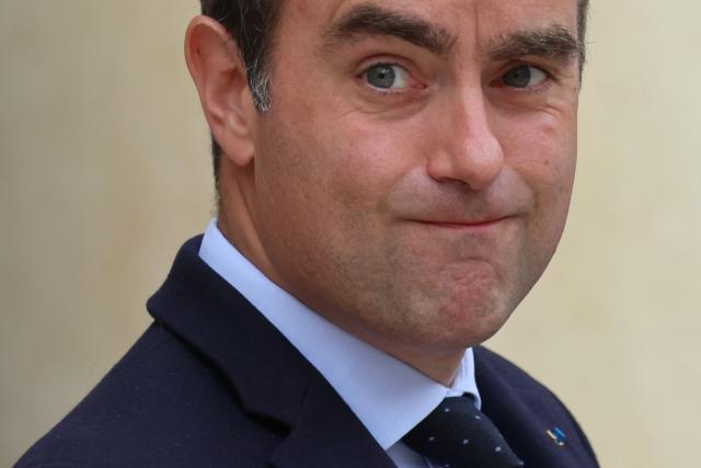 France's Prime Minister Sebastien Lecornu leaves after the weekly cabinet meeting at the Elysee Palace in Paris on June 10, 2026. (Photo by Ludovic MARIN / AFP)