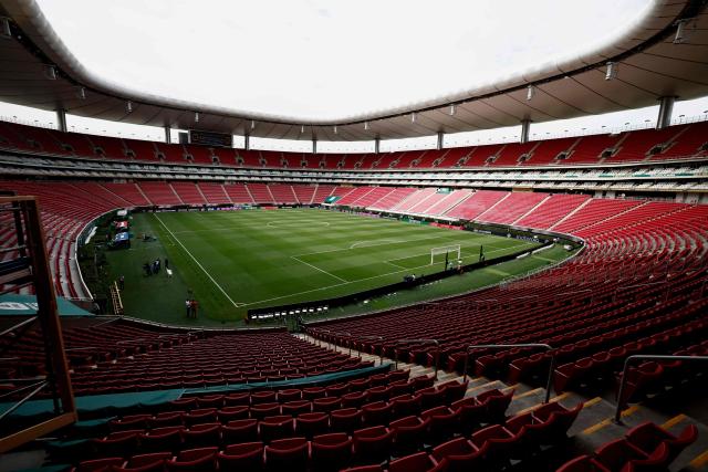 A view of the Guadalajara Stadium in Zapopan, Mexico on June 10, 2026, on the eve of the 2026 World Cup football match between South Korea and the Czech Republic. (Photo by Ulises Ruiz / AFP)