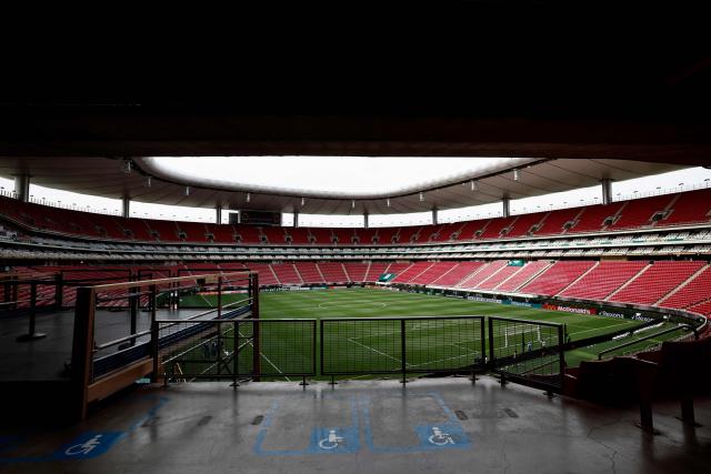 A view of the Guadalajara Stadium in Zapopan, Mexico on June 10, 2026, on the eve of the 2026 World Cup football match between South Korea and the Czech Republic. (Photo by Ulises RUIZ / AFP)