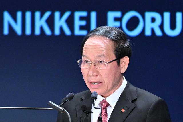 Vietnam’s Deputy Prime Minister Le Tien Chau speaks during the Nikkei Forum in Tokyo on June 11, 2026. (Photo by Kazuhiro NOGI / AFP)