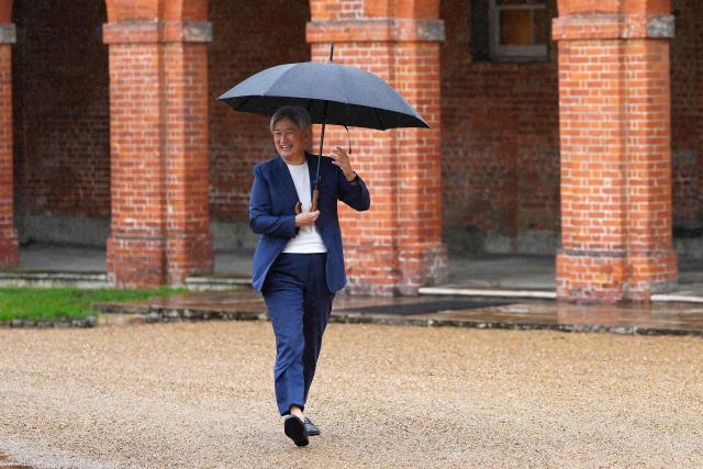 Britain's Foreign Secretary Yvette Cooper arrives for a meeting with her British counterpart, at Chevening House Sevenoaks, southern England on June 11, 2026. (Photo by Carl Court / POOL / AFP)