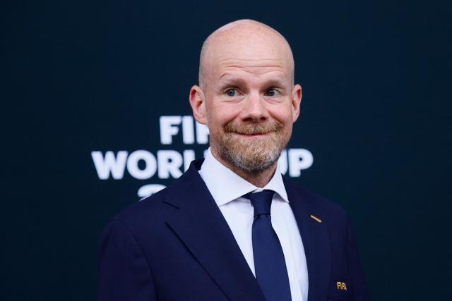 Mattias Grafstrom, Secretary General of FIFA poses during a photocall ahead of the 2026 World Cup football tournament Group A football match between Mexico and South Africa at the Estadio Ciudad de Mexico in Mexico City on June 11, 2026. (Photo by Rodrigo Oropeza / AFP)