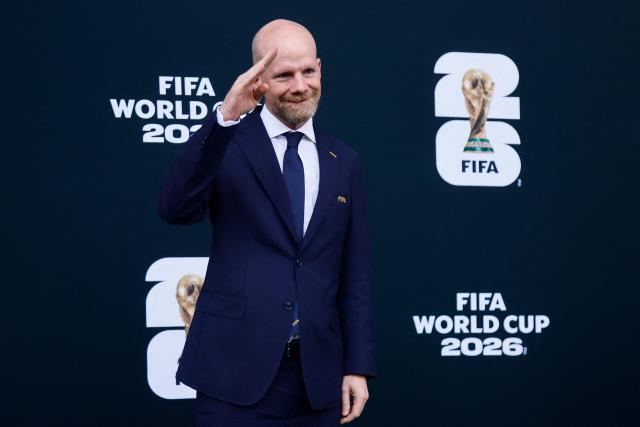 Mattias Grafstrom, Secretary General of FIFA poses during a photocall ahead of the 2026 World Cup football tournament Group A football match between Mexico and South Africa at the Estadio Ciudad de Mexico in Mexico City on June 11, 2026. (Photo by Rodrigo Oropeza / AFP)