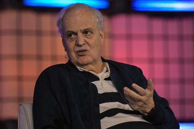 Brazilian climatologist Carlos Nobre, co-chair of the Scientific Panel for the Amazon, speaks on the last day of the Web Summit Rio at the Riocentro Expo Center in Rio de Janeiro, Brazil, on June 11, 2026. The Web Summit Rio brings together key figures from the technology and innovation sectors, along with industry executives. (Photo by Nelson ALMEIDA / AFP)