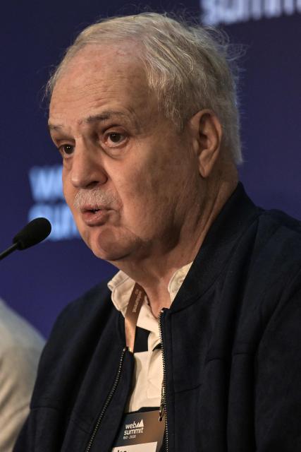 Brazilian climatologist Carlos Nobre, co-chair of the Scientific Panel for the Amazon, speaks on the last day of the Web Summit Rio at the Riocentro Expo Center in Rio de Janeiro, Brazil, on June 11, 2026. The Web Summit Rio brings together key figures from the technology and innovation sectors, along with industry executives. (Photo by Nelson ALMEIDA / AFP)