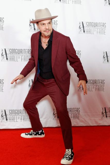 US singer songwriter Gavin DeGraw attends the 55th Annual Songwriters Hall of Fame Induction and Awards Gala at the Marriott Marquis Hotel in New York on June 11, 2026. (Photo by kena betancur / AFP)
