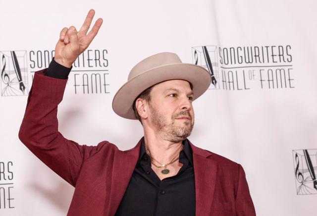 US singer songwriter Gavin DeGraw attends the 55th Annual Songwriters Hall of Fame Induction and Awards Gala at the Marriott Marquis Hotel in New York on June 11, 2026. (Photo by kena betancur / AFP)