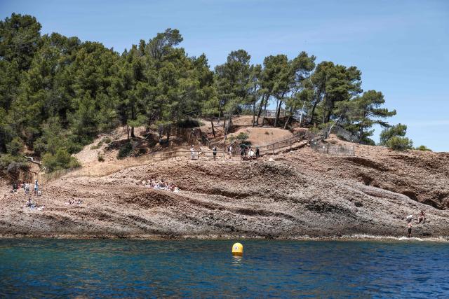 This photograph shows the "Anse du Sec" in La Ciotat, southeastern France on June 11, 2026. (Photo by Thibaud MORITZ / AFP)