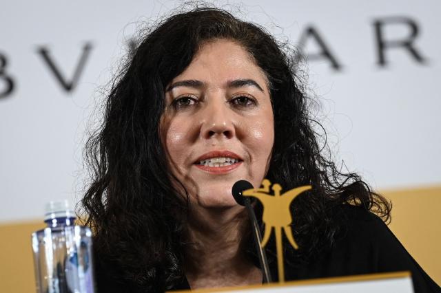 Mexican director Fernanda Valadez attends the Golden Goblet Awards jury press conference during the 28th Shanghai international film festival in Shanghai on June 12, 2026. (Photo by Jade GAO / AFP)