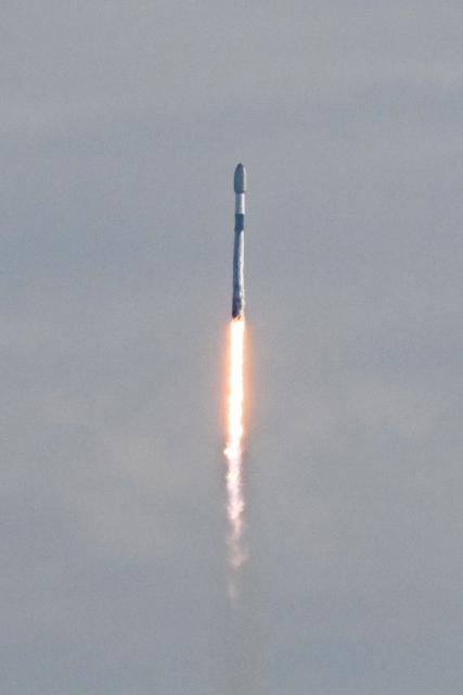 A SpaceX Falcon 9 rocket carrying the Starlink 10-54 mission lifts off from Space Launch Complex 40 at Cape Canaveral Space Force Station in Cape Canaveral, Florida, on June 12, 2026. Elon Musk's SpaceX begins trading on the Nasdaq exchange on Friday with the biggest initial public offering in history expected to make the polarizing entrepreneur the world's first trillionaire. The company priced more than 555 million shares at $135 each in a filing with the US markets regulator on Thursday, placing SpaceX in the top 10 of Wall Street's biggest companies with a valuation of just under $1.8 trillion -- ahead of Tesla, Facebook-owner Meta and Walmart. (Photo by CHANDAN KHANNA / AFP)