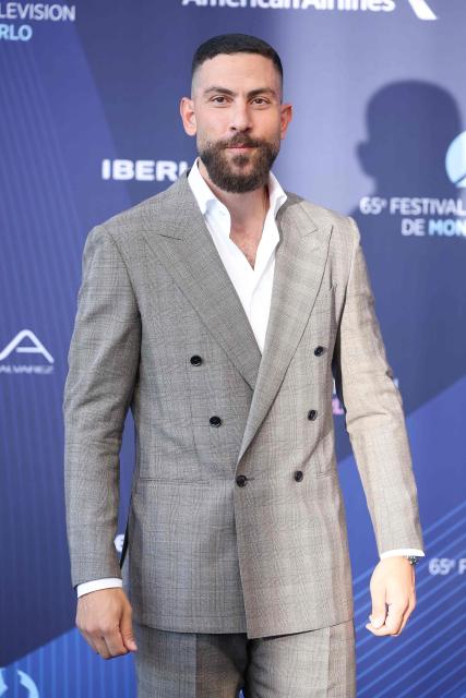 Egyptian-US actor Zeeko Zaki arrives for the opening ceremony of the 65th Monte-Carlo Television Festival in Monaco on June 12, 2026. (Photo by Valery HACHE / AFP)