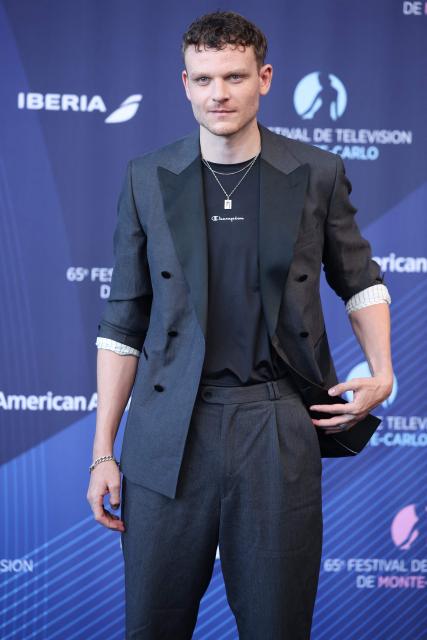 German actor Johannes Hegemann arrives for the opening ceremony of the 65th Monte-Carlo Television Festival in Monaco on June 12, 2026. (Photo by Valery HACHE / AFP)