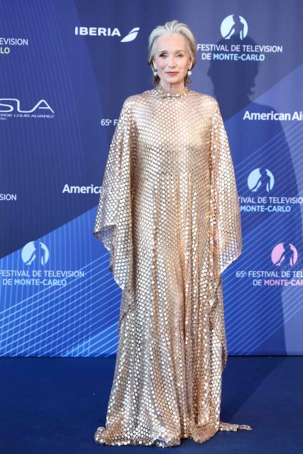 British actress Kristin Scott Thomas arrives for the opening ceremony of the 65th Monte-Carlo Television Festival in Monaco on June 12, 2026. (Photo by Valery HACHE / AFP)