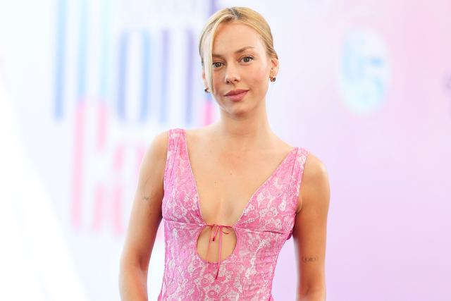Spanish actress Ester Exposito poses as she arrives for the 65th Monte-Carlo Television Festival in the principality of Monaco on June 13, 2026. (Photo by Valery HACHE / AFP)