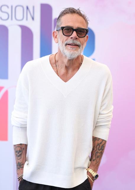US actor Jeffrey Dean Morgan poses during a photocall for the TV series "The walking dead : dead city" as part of the 65th Monte-Carlo Television Festival in the principality of Monaco on June 13, 2026. (Photo by Valery HACHE / AFP)