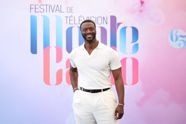 US actor Aldis Hodge poses during a photocall for the TV series "Cross" as part of the 65th Monte-Carlo Television Festival in the principality of Monaco on June 13, 2026. (Photo by Valery HACHE / AFP)