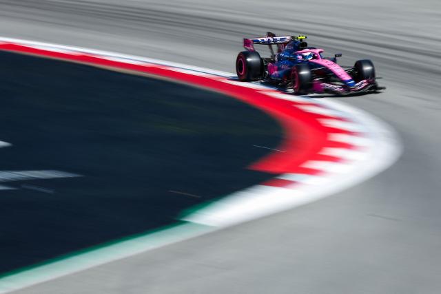 Alpine's Argentine driver Franco Colapinto takes part in the qualifying session at the Circuit de Catalunya ahead of the Catalonia Formula One Grand Prix in Montmelo, on the outskirts of Barcelona, on June 13, 2026. (Photo by Josep LAGO / AFP)