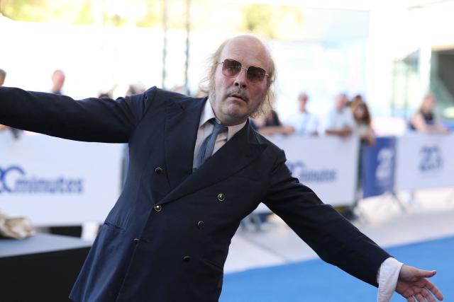 French singer and actor Philippe Katerine poses during a photocall for the TV series "Les derniers jours de Charles Baudelaire" as part of the 65th Monte-Carlo Television Festival in the principality of Monaco on June 13, 2026. (Photo by Valery HACHE / AFP)