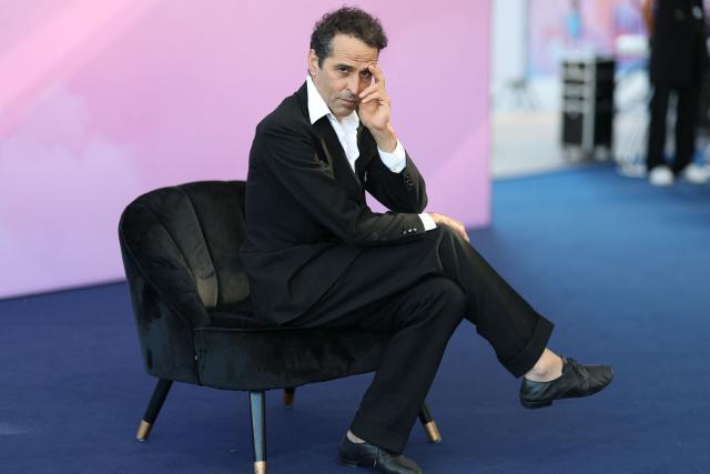 French actor Boris Terral poses during a photocall for the TV series "Les derniers jours de Charles Baudelaire" as part of the 65th Monte-Carlo Television Festival in the principality of Monaco on June 13, 2026. (Photo by Valery HACHE / AFP)
