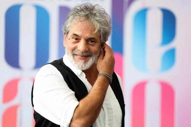 French actor Avy Marciano poses during a photocall for the TV series "Sous le soleil" as part of the 65th Monte-Carlo Television Festival in the principality of Monaco on June 14, 2026. (Photo by Valery HACHE / AFP)