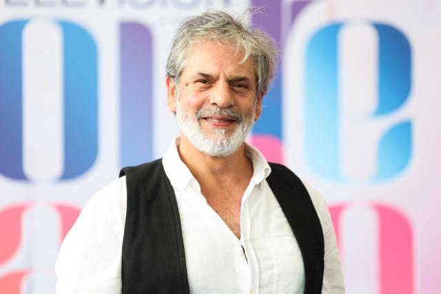 French actor Avy Marciano poses during a photocall for the TV series "Sous le soleil" as part of the 65th Monte-Carlo Television Festival in the principality of Monaco on June 14, 2026. (Photo by Valery HACHE / AFP)