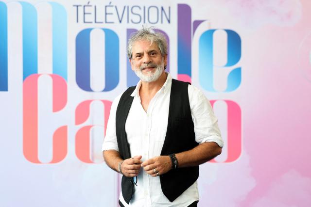 French actor Avy Marciano poses during a photocall for the TV series "Sous le soleil" as part of the 65th Monte-Carlo Television Festival in the principality of Monaco on June 14, 2026. (Photo by Valery HACHE / AFP)