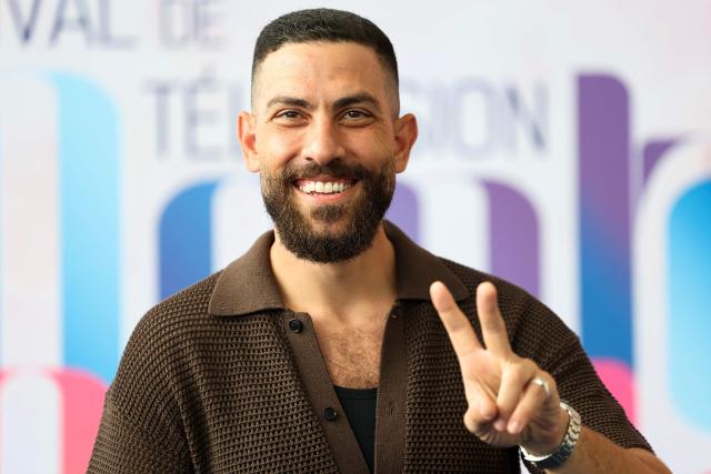 US-Egyptian actor Zeeko Zaki poses during a photocall for the TV series "Wolf" as part of the 65th Monte-Carlo Television Festival in the principality of Monaco on June 14, 2026. (Photo by Valery HACHE / AFP)