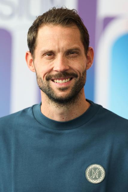 French actor Morgan Niquet poses during a photocall as part of the 65th Monte-Carlo Television Festival in the principality of Monaco on June 14, 2026. (Photo by Valery HACHE / AFP)