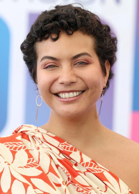 French singer and Miss France 2019 Vaimalama Chaves poses during a photocall for the TV series "Les traitres" as part of the 65th Monte-Carlo Television Festival in the principality of Monaco on June 14, 2026. (Photo by Valery HACHE / AFP)