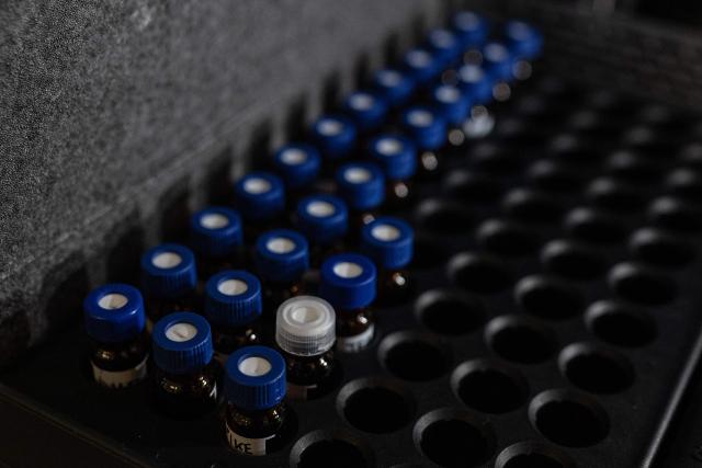 This photograph shows samples of silver-cheeked pufferfish (Lagocephalus sceleratus) in a Liquid Chromatography and Mass Spectrometry (LC-MC) machine at the Hellenic Centre for Marine Research (HCMR), in Heraklion, on the island of Crete, on June 2, 2026. Pufferfish, a warm-water invasive species, were first spotted in Greek waters some 20 years ago and are wreaking havoc with the country's fishing industry, a pillar of the nation's agricultural exports. The pufferfish explosion in Greek waters is the latest example of how warming oceans are changing ecosystems and upturning their reliant economies. (Photo by Angelos TZORTZINIS / AFP)