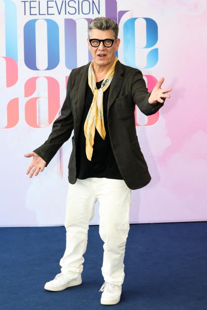 French singer Marc Lavoine poses during a photocall as part of the 65th Monte-Carlo Television Festival in the principality of Monaco on June 15, 2026. (Photo by Valery HACHE / AFP)