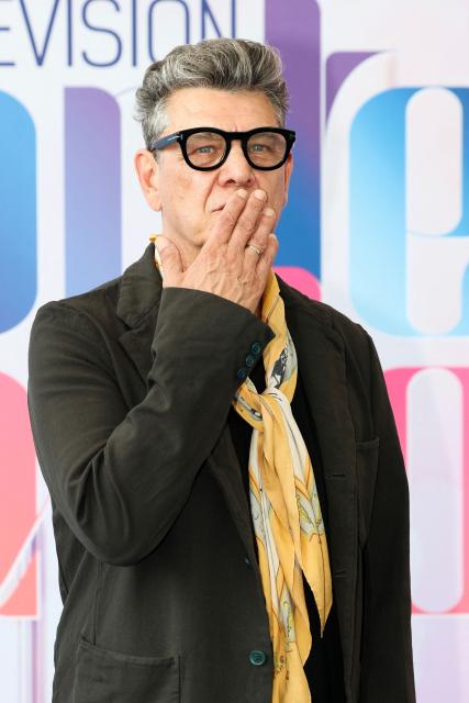 French singer Marc Lavoine poses during a photocall as part of the 65th Monte-Carlo Television Festival in the principality of Monaco on June 15, 2026. (Photo by Valery HACHE / AFP)