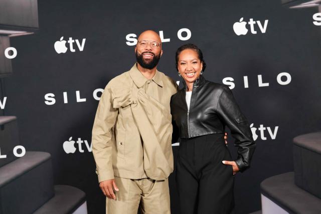 US actor and rapper Common (L) and Welsh actress Alexandria Riley attend Apple TV's "Silo" season 3 at Il Posto - Four Seasons Hotel in Los Angeles on June 15, 2026. (Photo by VALERIE MACON / AFP)