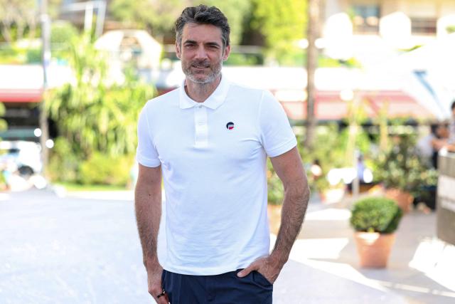 French actor Gil Alma poses during a photocall for the TV series "Cesar Wagner" as part of the 65th Monte-Carlo Television Festival in the principality of Monaco on June 16, 2026. (Photo by Valery HACHE / AFP)