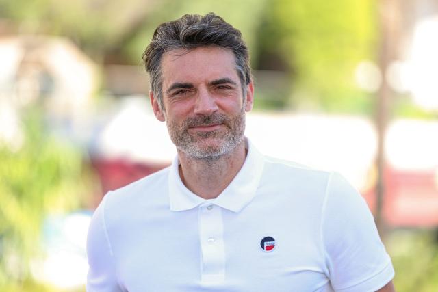 French actor Gil Alma poses during a photocall for the TV series "Cesar Wagner" as part of the 65th Monte-Carlo Television Festival in the principality of Monaco on June 16, 2026. (Photo by Valery HACHE / AFP)