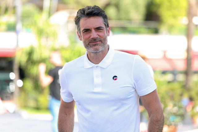 French actor Gil Alma poses during a photocall for the TV series "Cesar Wagner" as part of the 65th Monte-Carlo Television Festival in the principality of Monaco on June 16, 2026. (Photo by Valery HACHE / AFP)