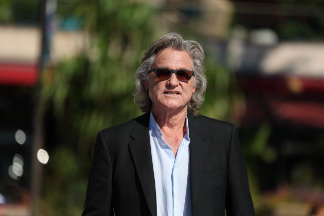 US actor Kurt Russell poses as he arrives at the 65th Monte-Carlo Television Festival in the principality of Monaco on June 16, 2026. (Photo by Valery HACHE / AFP)