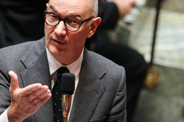 France's Economy, Finances and Industry Minister Roland Lescure speaks during a session of questions to the government at The National Assembly, France's lower house of parliament in Paris on June 16, 2026. (Photo by Thomas SAMSON / AFP)