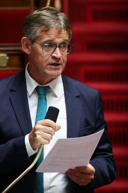 Ecologiste et Social's MP Jean-Claude Raux speaks during a session of questions to the government at The National Assembly, France's lower house of parliament in Paris on June 16, 2026. (Photo by Thomas SAMSON / AFP)