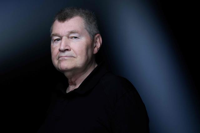 French writer Antoine Volodine poses for pictures, in Paris on June 16, 2026. (Photo by JOEL SAGET / AFP)