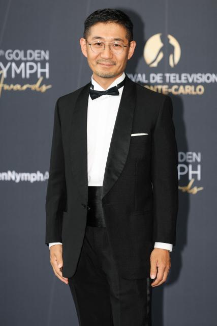 Actor Kazuo Kimura arrives for the closing ceremony of the 65th Monte-Carlo Television Festival in Monaco on June 16, 2026. (Photo by Valery HACHE / AFP)