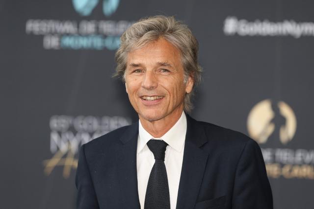 French journalist Guy Lagache arrives for the closing ceremony of the 65th Monte-Carlo Television Festival in Monaco on June 16, 2026. (Photo by Valery HACHE / AFP)